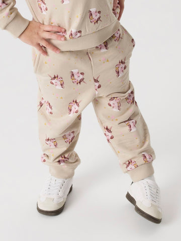 Name It Pant - NMFdivina Nreg Swe - Peyote/Enhjørningeprint