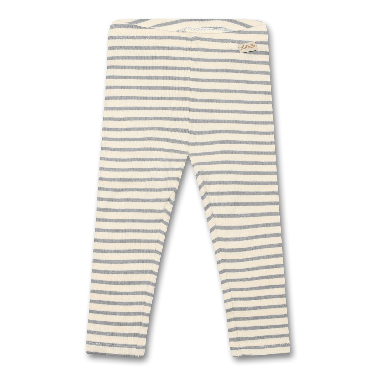 Petit Piao - Legging Modal Striped - Blue mist