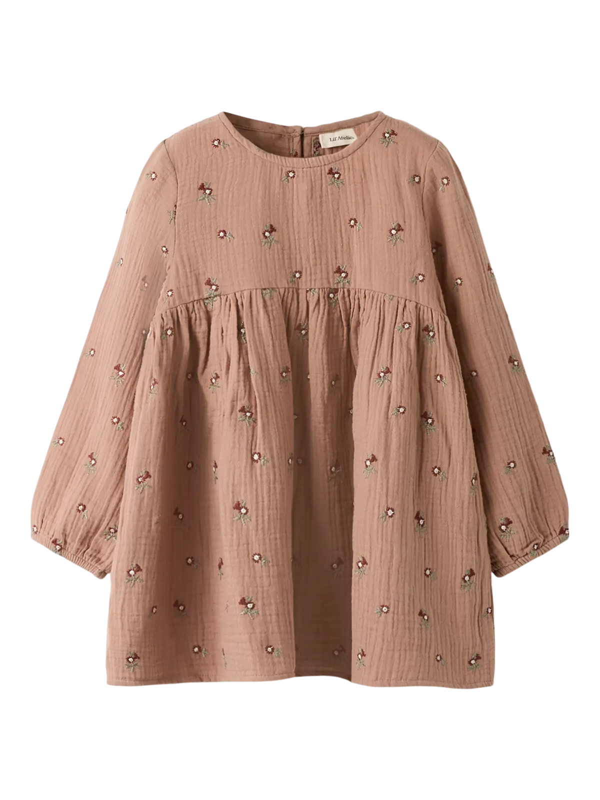 Lil' Atelier Kjole - Nmftamina -  Roebuck/Blomster
