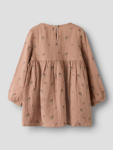 Lil' Atelier Kjole - Nmftamina -  Roebuck/Blomster