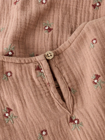 Lil' Atelier Kjole - Nmftamina -  Roebuck/Blomster
