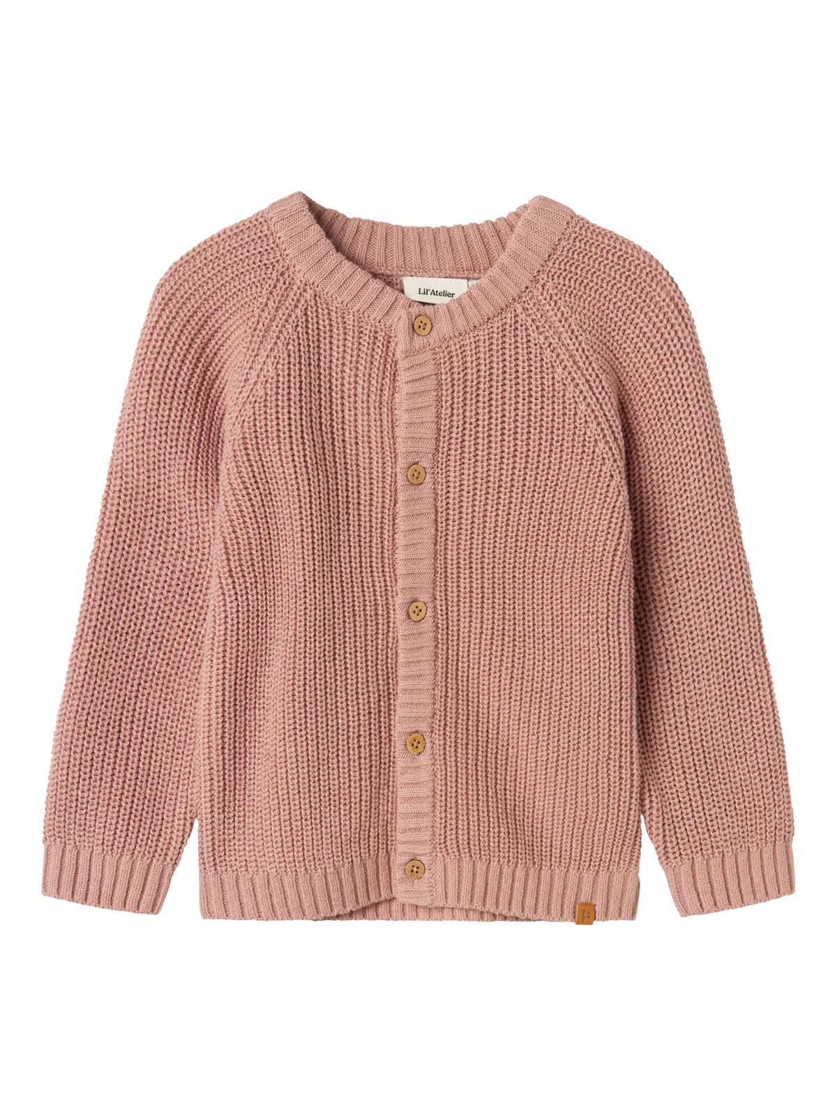 Lil' Atelier Strikket Cardigan - Nmnemlen Lin - Misty Rose