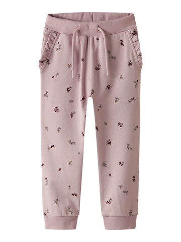 Name It SweatPants - Nmflower - Burnished Lilac/Blomsterprint