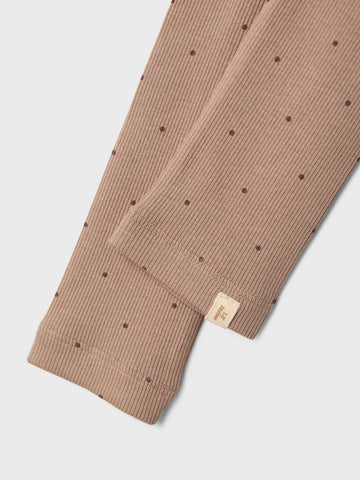Lil' Atellier Leggings - Nmfgago Kye - Etherea/Prik