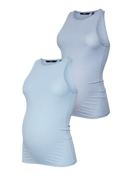 Vero Moda Maternity - Jill Top 2-pack - Blue Bell