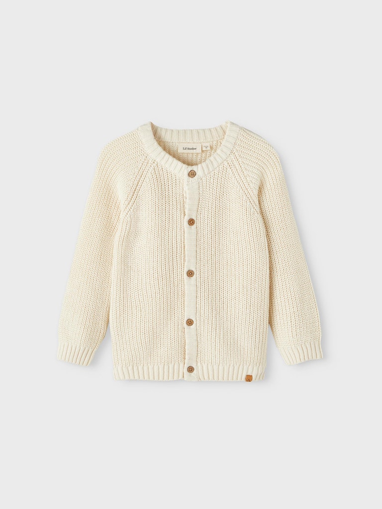 Lil 'Atelier - Emlen Langærmet Strik Cardigan - Turtledove