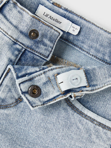 Lil 'Atelier - Ben Loose Denim Shorts 3456-MS - Light Blue Denim